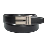 Load image into Gallery viewer, CUSTOM LEATHER 35MM Edge Stitched Black Ratchet Belt