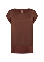 Load image into Gallery viewer, Brown tee with a plain background