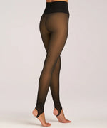 Load image into Gallery viewer, LEMON Faux Translucent Fleece Lined Tights