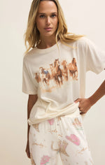 Load image into Gallery viewer, ZSUPPLY Howdy Horses Boyfriend Tee