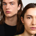Load image into Gallery viewer, PILGRIM Lysandra Recycled Hoop Earrings