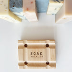 Load image into Gallery viewer, SOAK Wooden Soap Saver Tray
