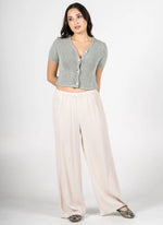 Load image into Gallery viewer, C'EST MOI Crinkle Wide Leg Pants