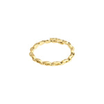 Load image into Gallery viewer, Gold ring with chain detailing.
