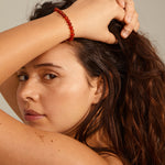 Load image into Gallery viewer, PILGRIM Powerstone Bracelet - Red Agate