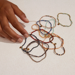 Load image into Gallery viewer, PILGRIM Indie Bracelet Grey Multi