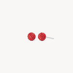 Load image into Gallery viewer, HILLBERG & BERK Medium Red Velvet Sparkle Ball
