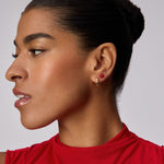 Load image into Gallery viewer, HILLBERG & BERK Medium Red Velvet Sparkle Ball