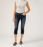 Load image into Gallery viewer, SILVER JEANS Elyse Capri in