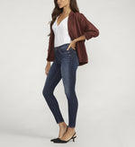 Load image into Gallery viewer, SILVER JEANS Infinite Fit Mid Rise Skinny - Indigo