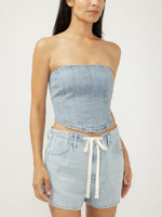 Load image into Gallery viewer, SILVER JEANS Denim Corset