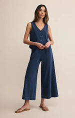 Load image into Gallery viewer, ZSUPPLY Solace Jersey Denim Top