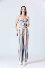 Load image into Gallery viewer, SEE U SOON Striped Pants