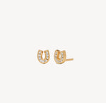 Load image into Gallery viewer, HILLBERG & BERK Mini Horseshoe Earrings