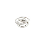 Load image into Gallery viewer, PILGRIM Bloom Recycled Crystal Ring 3-In-1