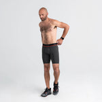 Load image into Gallery viewer, SAXX Kinetic Mesh Long Boxer Brief-Grey Feed Stripe