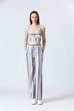 Load image into Gallery viewer, SEE U SOON Striped Bustier Top