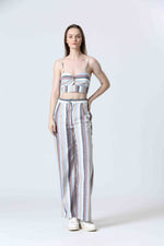 Load image into Gallery viewer, SEE U SOON Striped Bustier Top