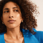 Load image into Gallery viewer, PILGRIM Willpower Recycled Huggie Hoop Earrings