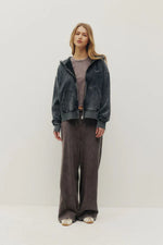 Load image into Gallery viewer, KUWALLA Faded Zip Up Hoodie
