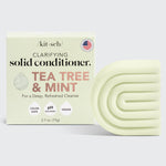 Load image into Gallery viewer, KitSch clarifying solid conditioner bar with packaging on a white background

