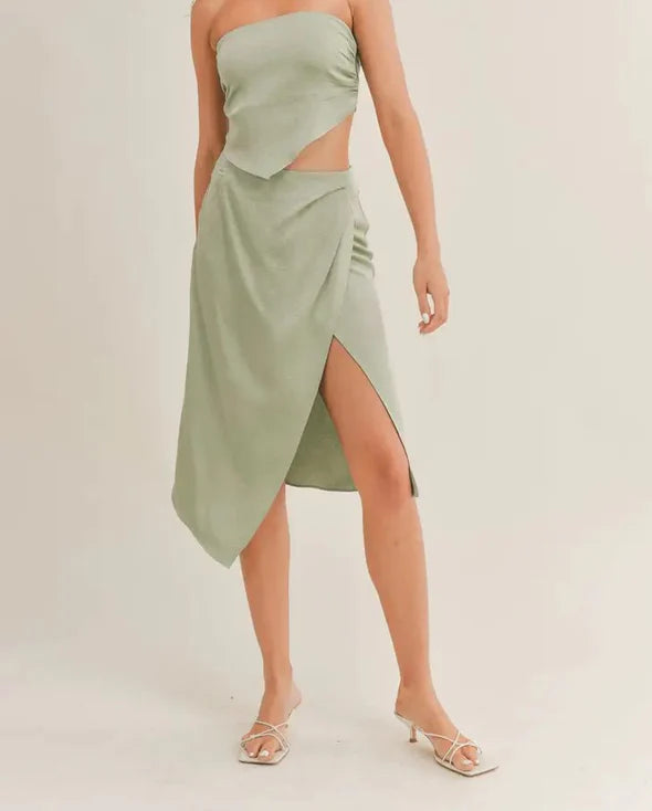 SAGE THE LABEL Dolce Vita Midi Skirt