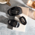 Load image into Gallery viewer, KITSCH Black Flat Cloud Clip - Small
