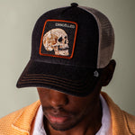 Load image into Gallery viewer, GOORIN BROS Denim Skull Hat
