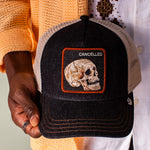 Load image into Gallery viewer, GOORIN BROS Denim Skull Hat
