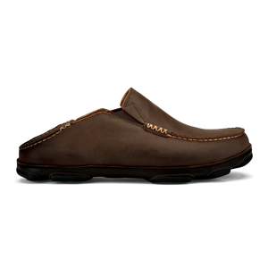 OLUKAI Moloā Leather Slip-On Shoes