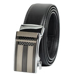 Load image into Gallery viewer, CUSTOM LEATHER 35MM Edge Stitched Black Ratchet Belt
