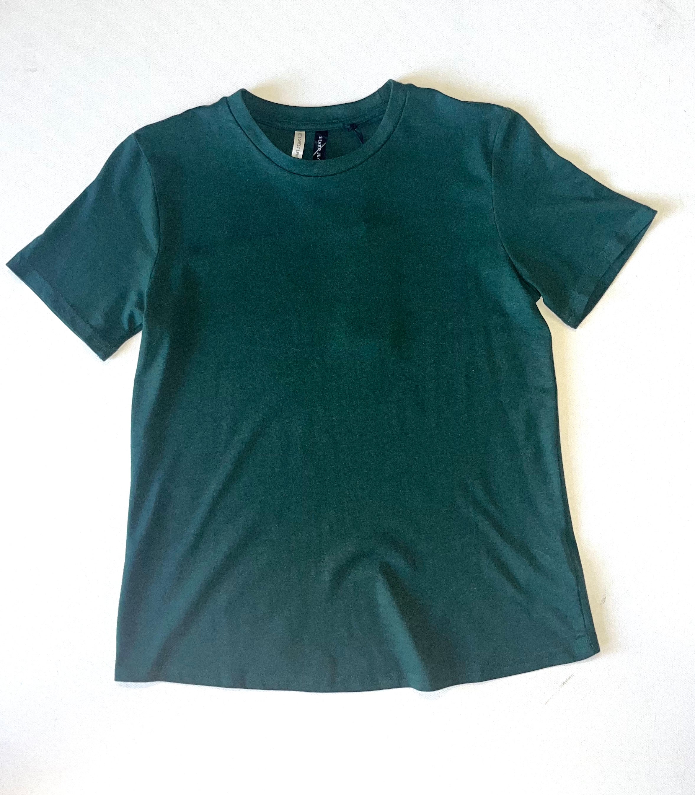 SILVER JEANS Ladies Short Sleeve Crew Neck Top