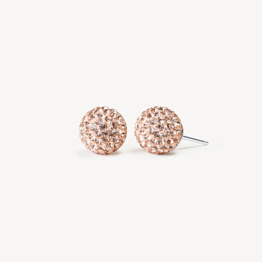 HILLBERG & BERK Medium Rose Gold Sparkle Ball