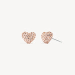 Load image into Gallery viewer, HILLBERG &amp; BERK Sparkle Heart Stud
