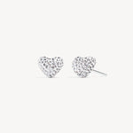 Load image into Gallery viewer, HILLBERG &amp; BERK Sparkle Heart Stud
