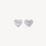 Load image into Gallery viewer, HILLBERG &amp; BERK Sparkle Heart Stud
