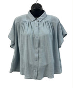 Load image into Gallery viewer, SEE U SOON Button Up Blouse
