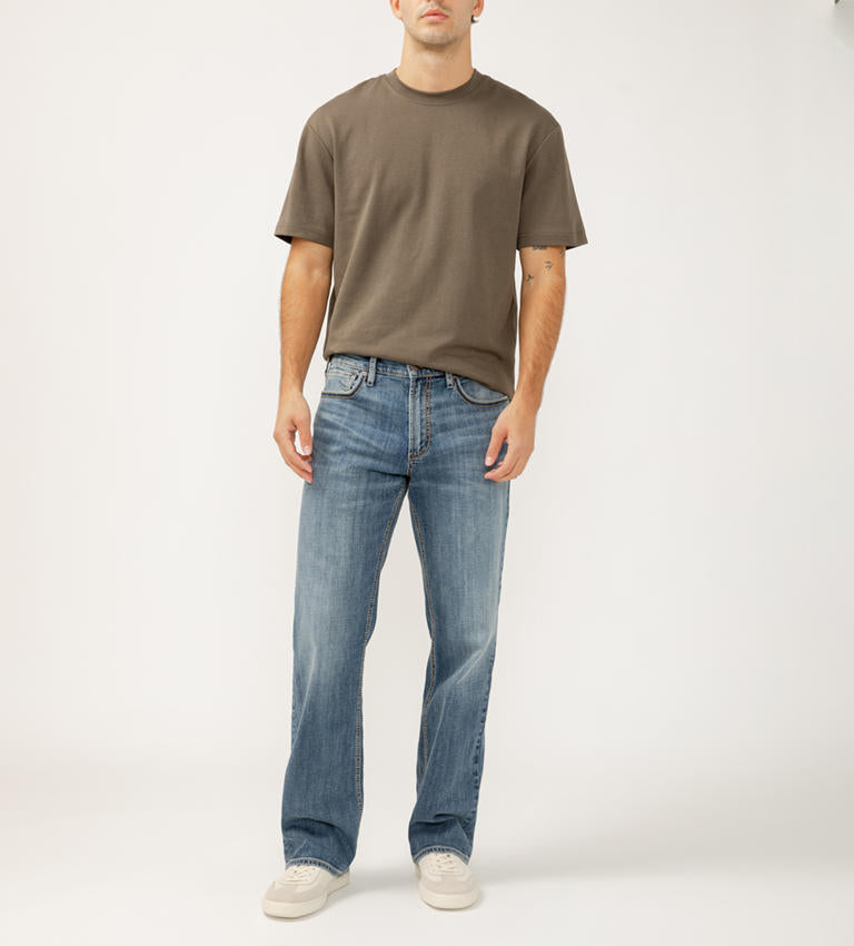 SILVER JEANS Zac Relaxed Fit Jeans- New Wave