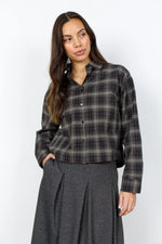 Load image into Gallery viewer, SOYACONCEPT Hasina 1 Plaid Shirt
