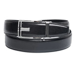 Load image into Gallery viewer, CUSTOM LEATHER 35mm Chrome Finish Belt
