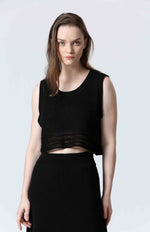 Load image into Gallery viewer, SEE U SOON Crochet Knit Tank
