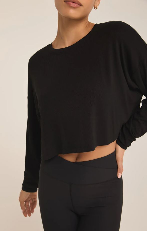 ZSUPPLY Layer On Rib Long Sleeve Top