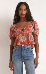 Load image into Gallery viewer, ZSUPPLY Renelle Tango Floral Top
