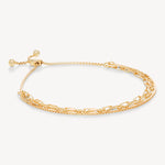 Load image into Gallery viewer, HILLBERG &amp; BERK Chain Trio Strand Bracelet
