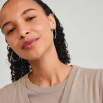 Load image into Gallery viewer, PILGRIM Artemis Hoop Earrings
