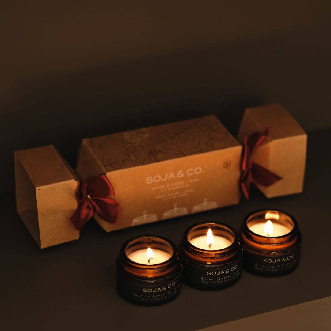 SOJA&CO Candles Trio Cracker | Winter