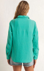 Load image into Gallery viewer, Zsupply Kaili Button Up Gauze Top
