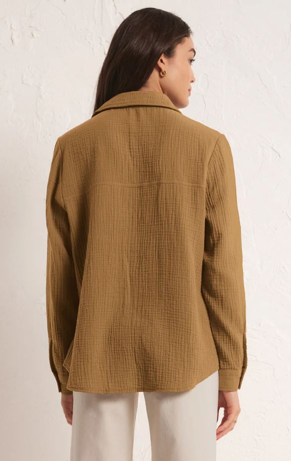 ZSUPPLY Kaili Button Up Gauze Top