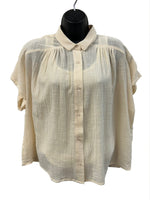 Load image into Gallery viewer, SEE U SOON Button Up Blouse
