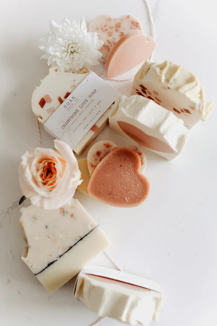 SOAK Champagne Love Soap Bar